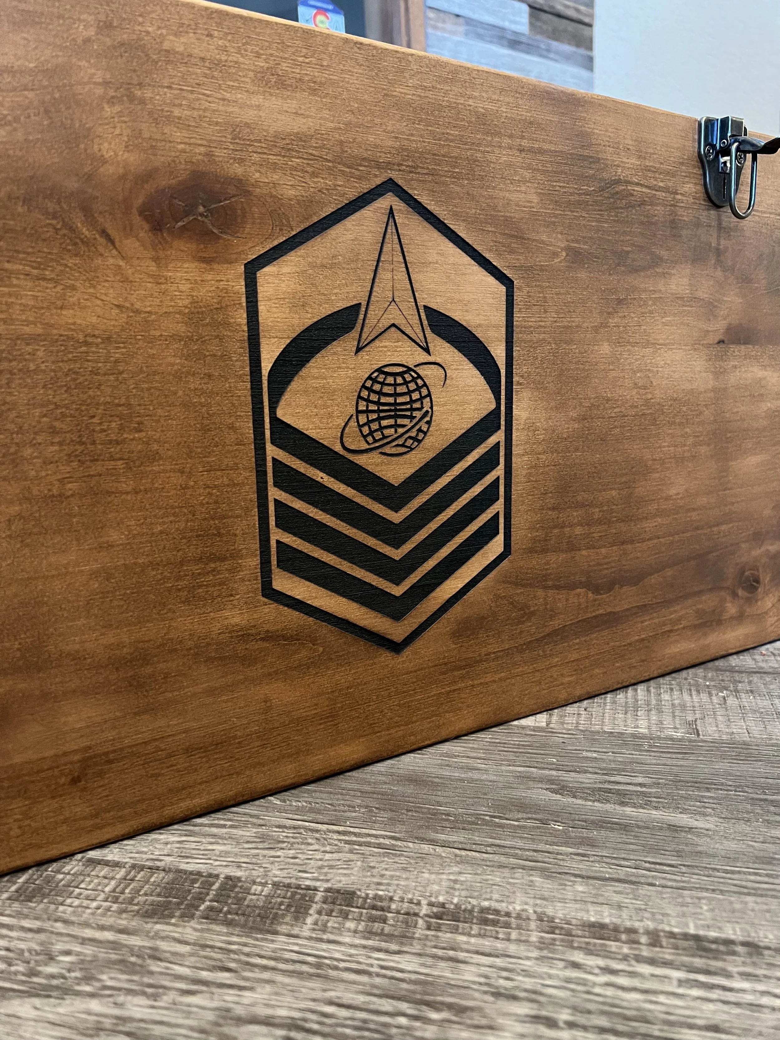 US Air Force (USAF) Senior NCO Shadow Box – Handcrafted Military